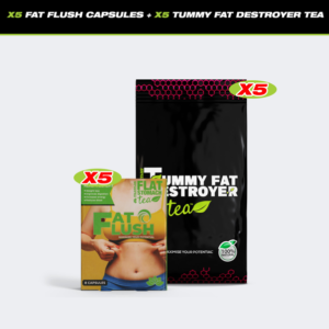 Fat Flush Combo Tummy Fat Destroyer Tea 55