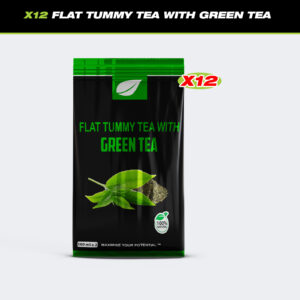 Flat Tummy Tea With Green Tea X12