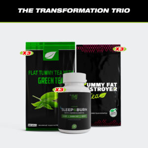 Transformation Trio X3 Green Tea X3 Tummy Fat Destroyer Tea X3 Sleepburn