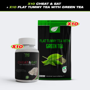 X10 Cheat And Eat Capsules X10 Flat Tummy Tea With Green Tea