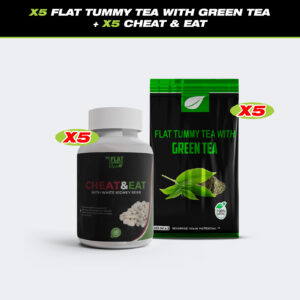 X5 Cheat And Eat Capsules X5 Flat Tummy Tea With Green Tea