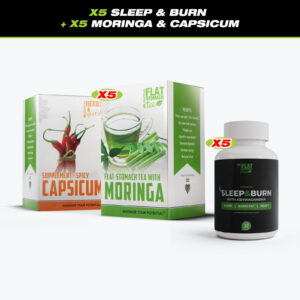 X5 Sleep Burn Capsules X5 Flat Stomach Tea With Moringa And Capsicum