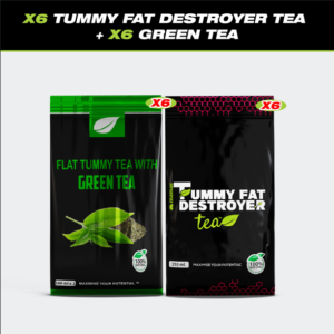 X6 Tummy Fat Destroyer Tea X6 Green Tea